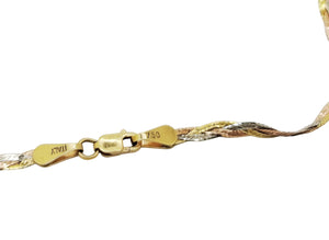 Collier Ras du Cou en Or 3 Ors 18K - 4.17G