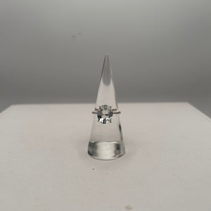 Bague Empierrée Aigue Marine Or Blanc 18K