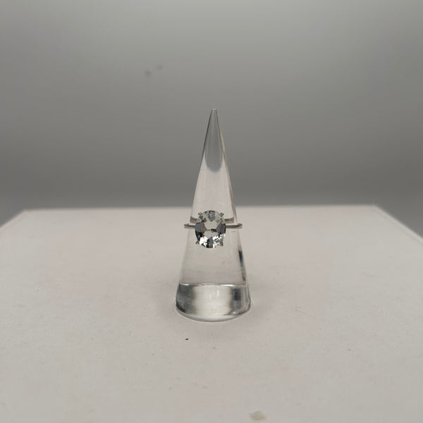 Bague Empierrée Aigue Marine Or Blanc 18K