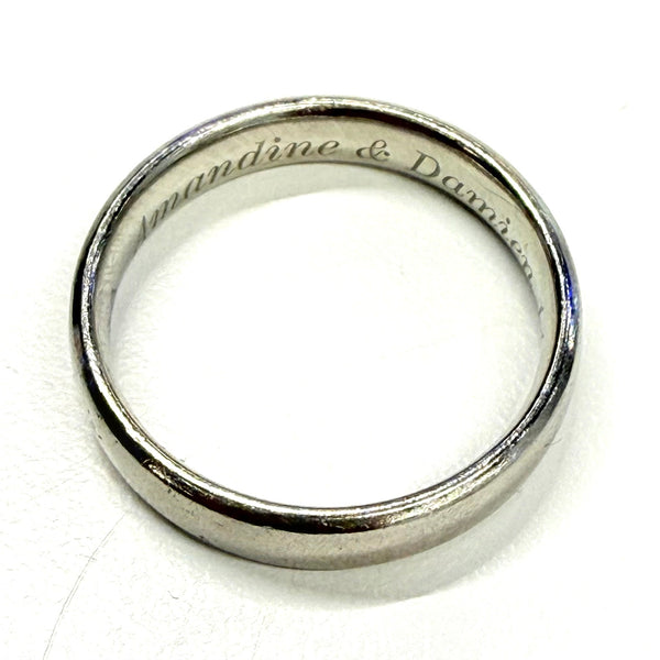 Alliance en Platine - Taille 59