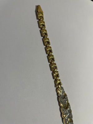Bracelet Maillon Vénitien Or Jaune 18K 13.31 Grs