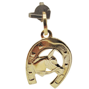Pendentif Cheval Or Jaune 18 Carats
