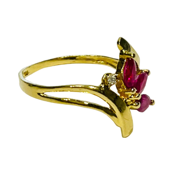 Bague en Or Jaune 18K - Taille 52 - 1.86G