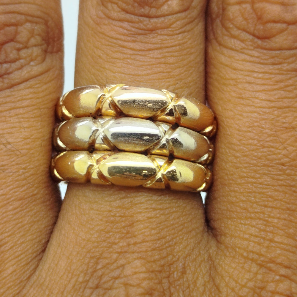 Bague en Or jaune, Or Rose, Or Blanc 18 carats