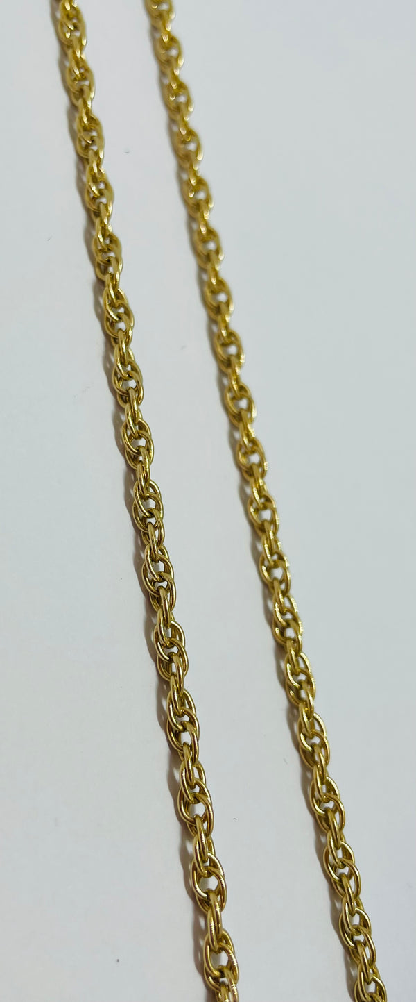 Collier Matinée en Or Jaune 18K - 14.08 Grs