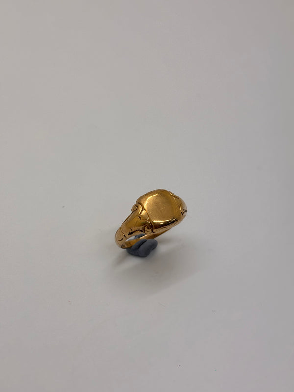 Bague en or jaune 18K Taille-53