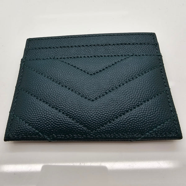Porte-cartes YSL Cassandre vert bouteille - Com