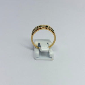 Bague Tank en Or Jaune 18 carats