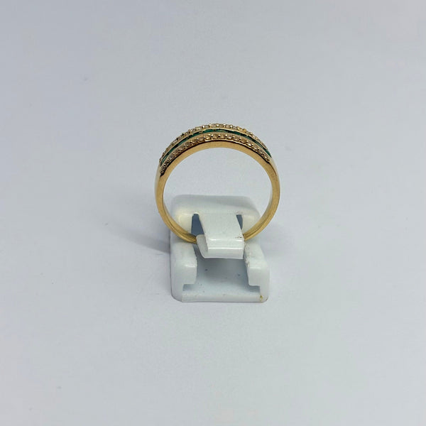 Bague Tank en Or Jaune 18 carats