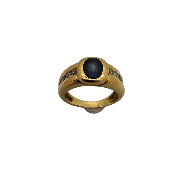 Jonc en or jaune 18 K - Taille 55