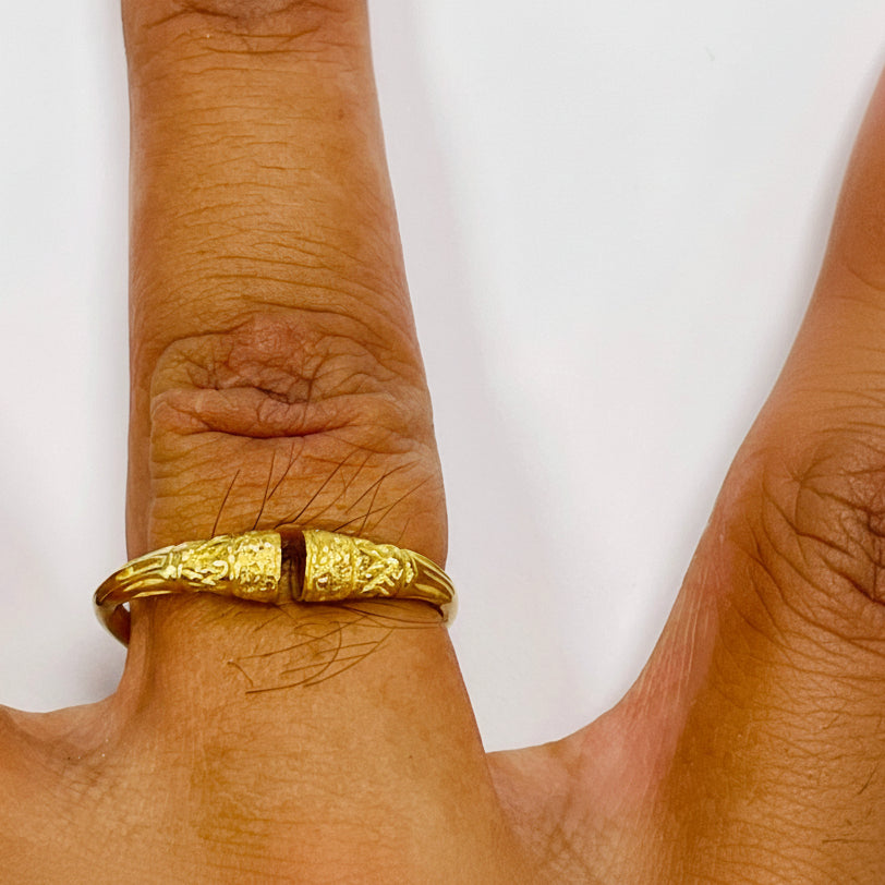 Bague en Or Jaune 18K - Taille 51 - 3.52 Grs