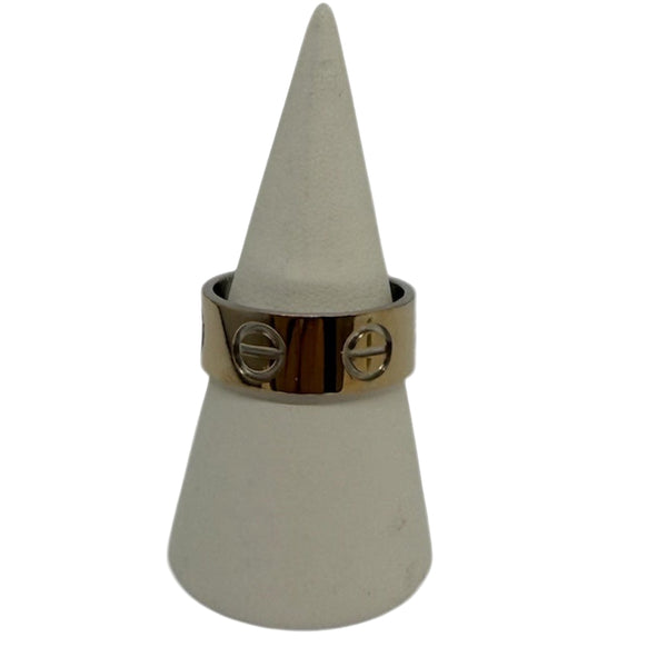 Bague Jonc Cartier Love en Or Blanc 18K Taille 60