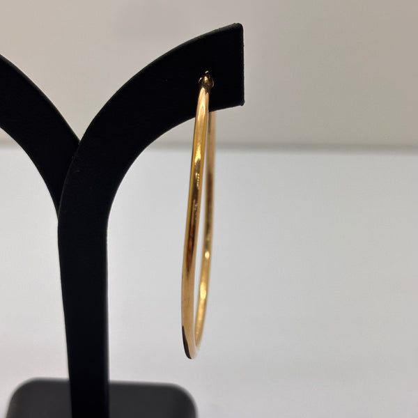 Boucles Créoles en Or Jaune 18 Carats