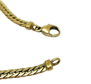 Bracelet Maille Anglaise en Or Jaune 18K - 5.59 G