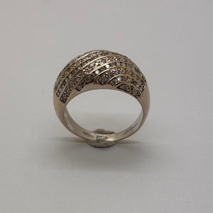Bague en Or Gris 18K - Taille 56