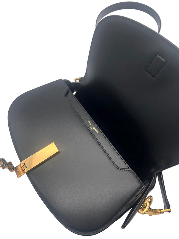 Saint Laurent - Sac Voltaire Cuir Noir