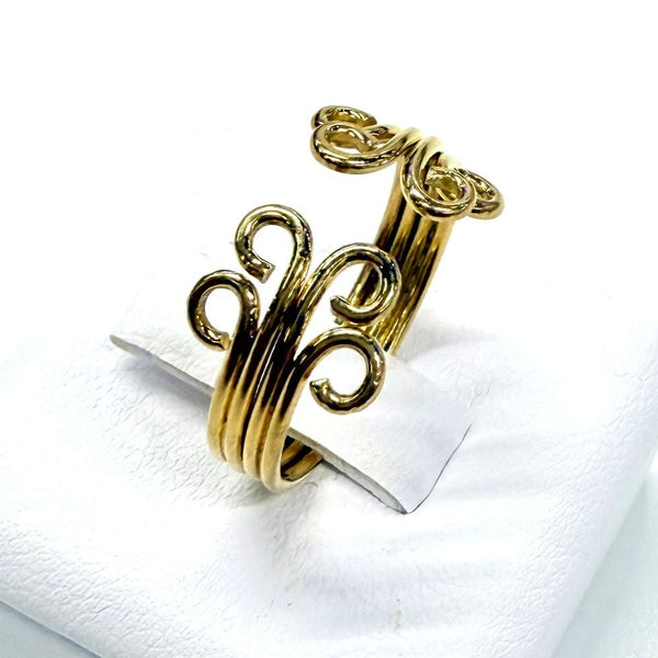 Bague en Or jaune 18K - Taille 50 - 2.19g