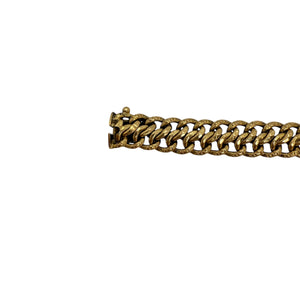 Bracelet Maille Américaine en Or Jaune 18K 12.20 Grs