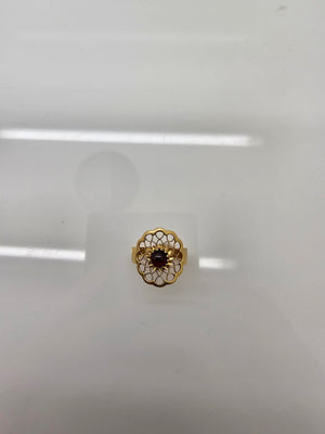 Bague  en Or Jaune 18K - Taille 54 - 2.28 Grs