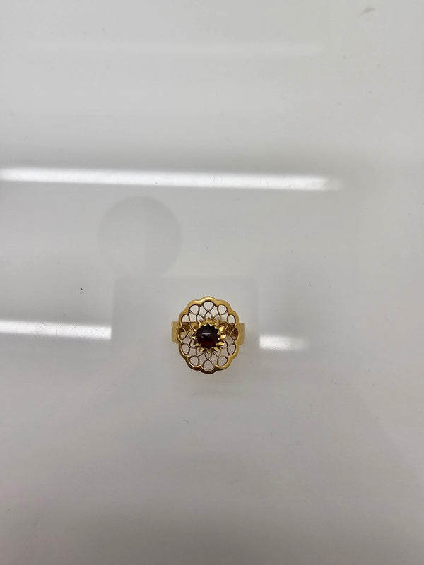 Bague  en Or Jaune 18K - Taille 54 - 2.28 Grs