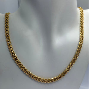 Titre : Collier Torsadé en Or Jaune 18K - 12.18 G