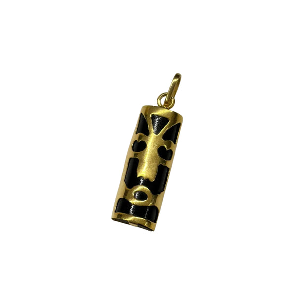 Pendentif Tiki en Or Jaune 18K