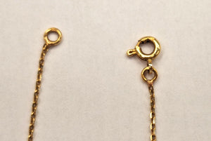 Collier Princesse Or Jaune 18K Tête d'Aigle