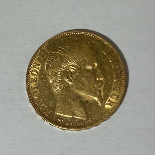 20 Francs Napoléon 1860 en Or Jaune 18K - 6.44g