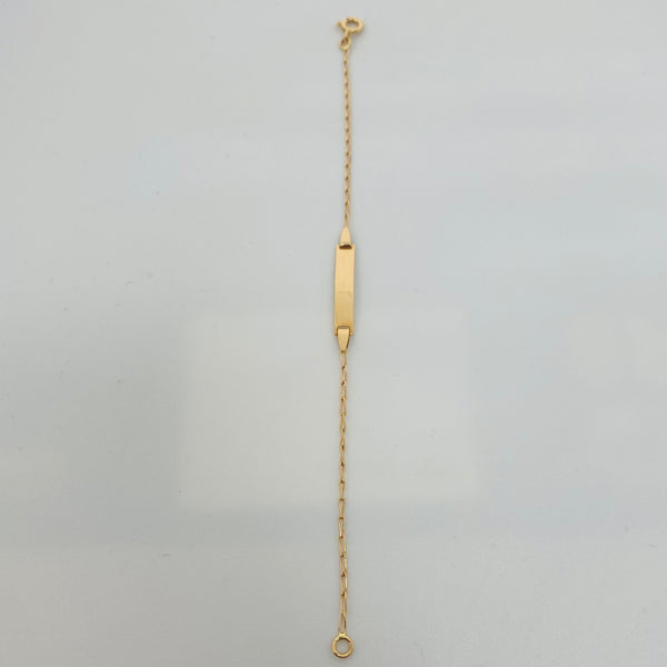 Bracelet Identité Enfant Or Jaune