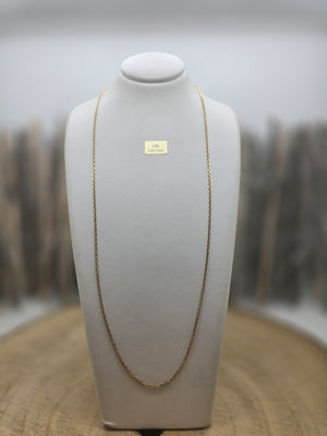 Collier Princesse en Or Jaune 18K 2.46 Grs