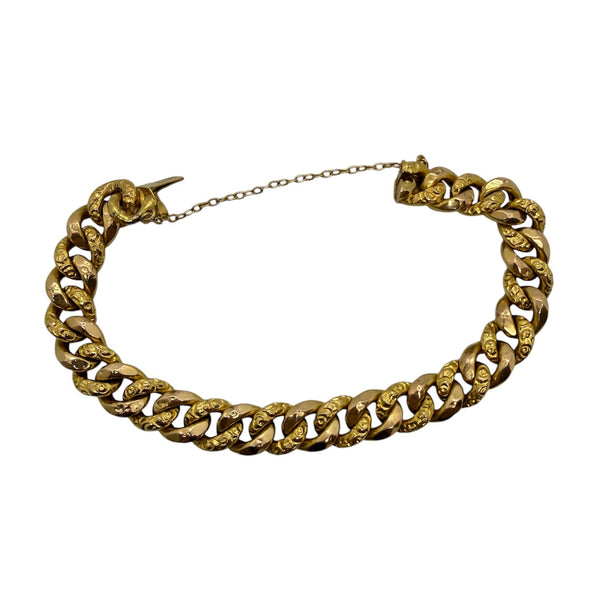 Bracelet Maillon en Or Jaune 18k