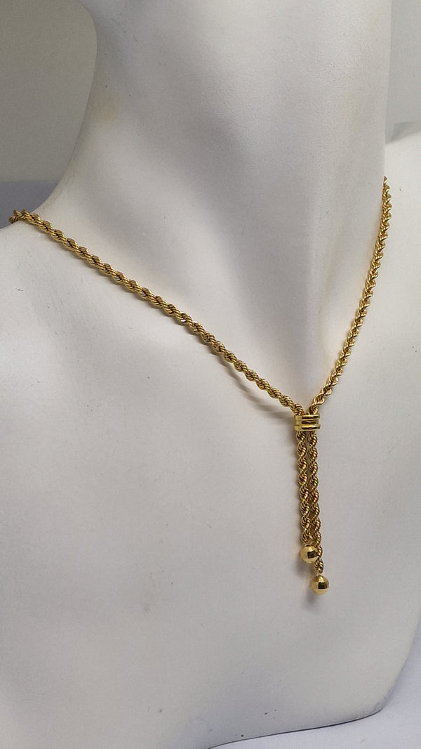 Collier Maille Torsadé Or 18K - 5.80g