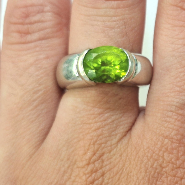 Bague en Or Blanc 18K Taille-52