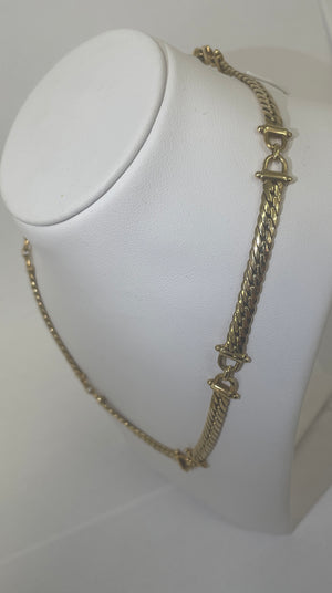 Collier Ras du Cou en Or Jaune 18K 25.39 Grs