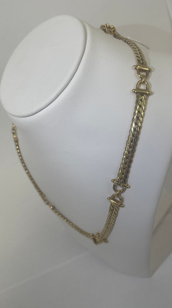Collier Ras du Cou en Or Jaune 18K 25.39 Grs