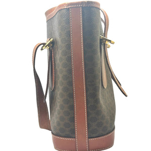 Sac cabas Céline vintage en cuir marron