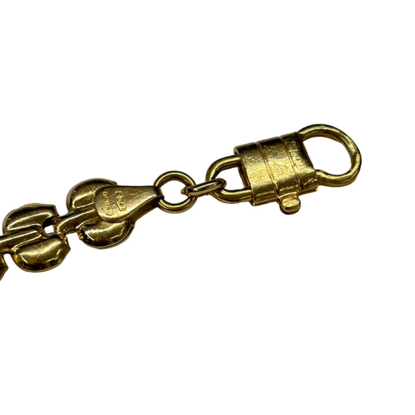 Bracelet maillon en or jaune 18k