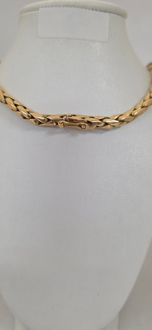 Collier Ras du Cou Or Jaune 18K 66.89 Grs