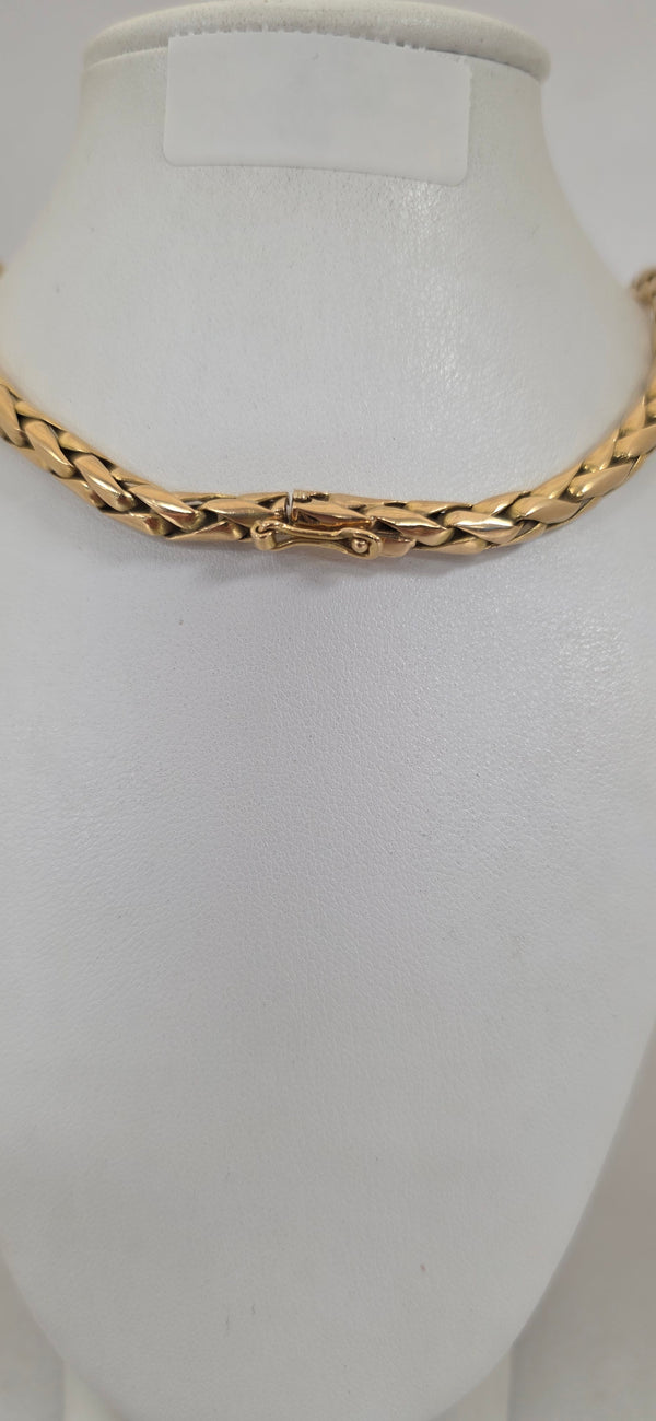 Collier Ras du Cou Or Jaune 18K 66.89 Grs