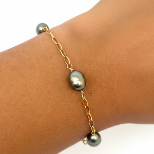 Bracelet maille forçat en or jaune 18 car
