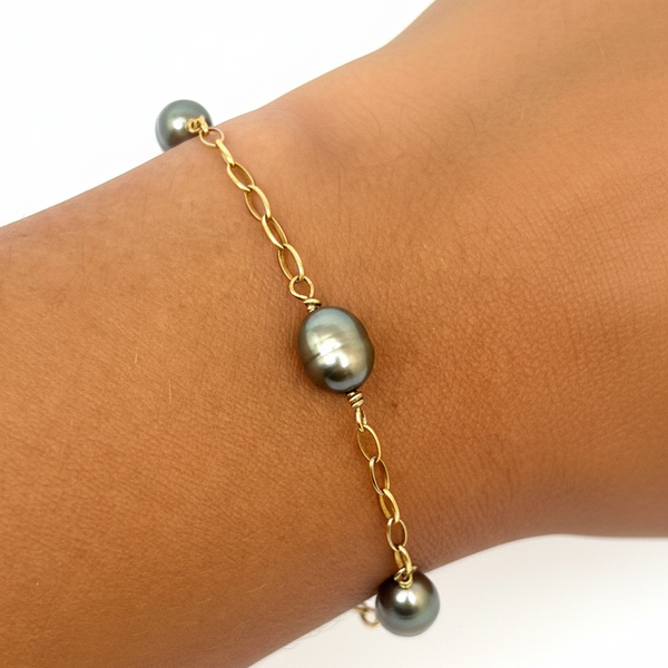 Bracelet maille forçat en or jaune 18 car