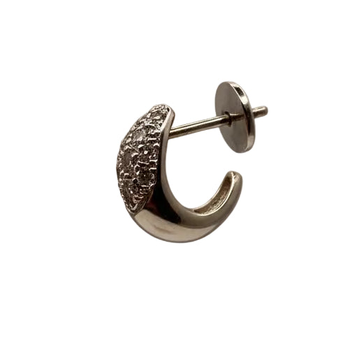 Boucles d'oreilles en or blanc 18k -  5 G