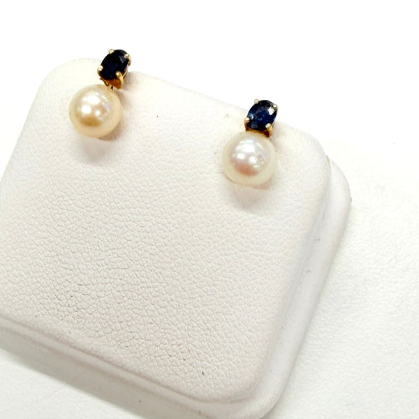 Boucles d'oreilles clou en or jaune 18K