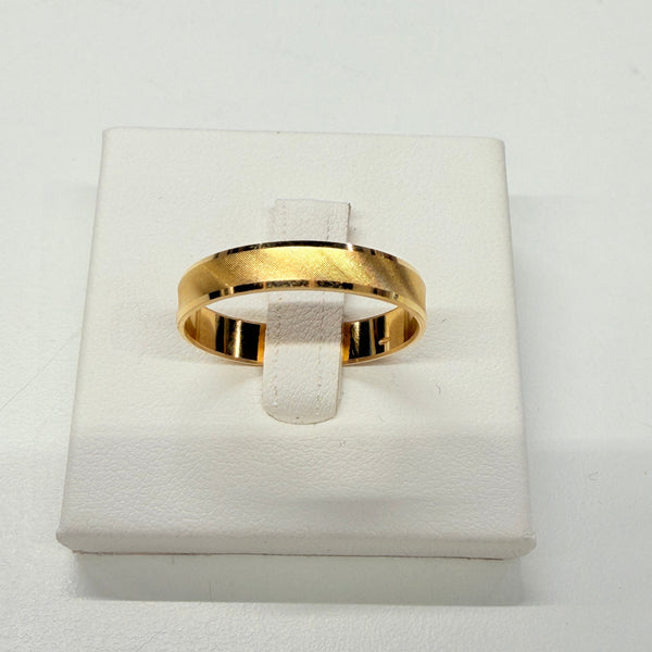 Bague Alliance Or Jaune 18k - Taille 59