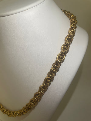Collier ras du cou en or jaune 18K 30.02 Grs