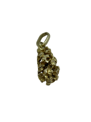 Pendentif pépite en or jaune 18K 5.11 gr