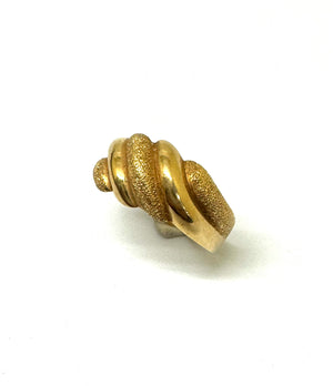Alliance en Or Jaune 18 K- Taille 53 - 2.42G