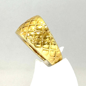Bague en Or Jaune 18K - Taille 55 - 5.48g