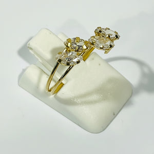 Bague en Or Jaune 18 K - Taille 56 - 1.40 G