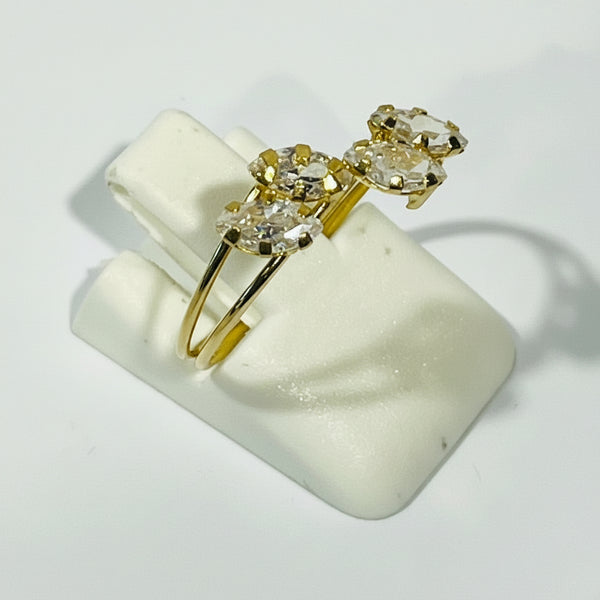 Bague en Or Jaune 18 K - Taille 56 - 1.40 G